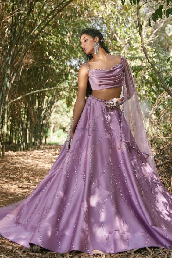 Custom made satin gown