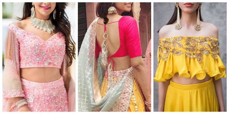 Top 50 Latest Blouse Designs for Lehenga 2023: Update | Fashionable saree  blouse designs, Simple saree blouse designs, Blouse designs