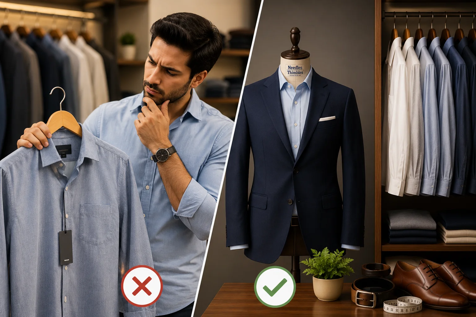 Common Mistakes Men Make When Buying Ready-Made Clothes