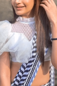 crop top blouse design