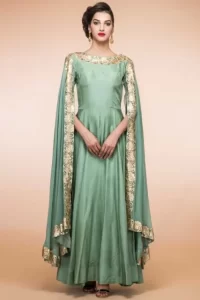 cape style salwar suit