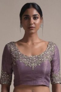 embroidered blouse design