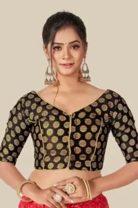 printed blouse design