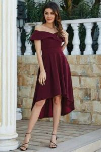 off shoulder dress